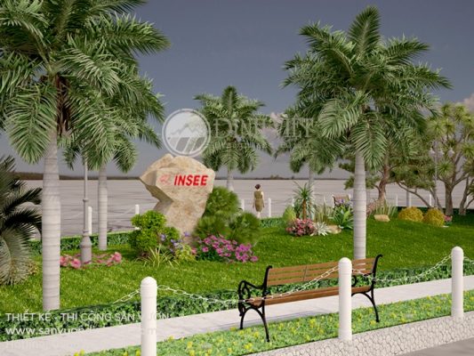 Thiết kế cảnh quan sân vườn Công ty