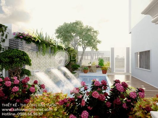 công ty thiết kế sân vườn nhà phố đẹp