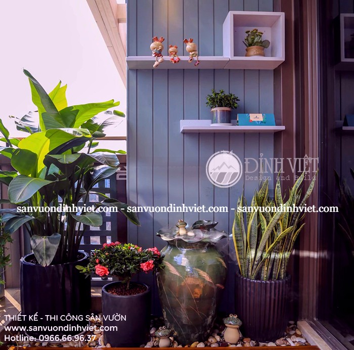 Tiểu cảnh đẹp sân vườn Tiểu cảnh đẹp
