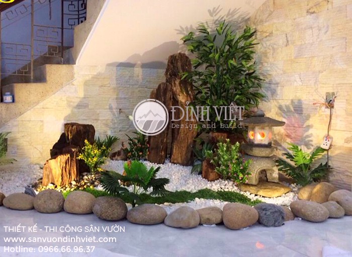 Tiểu cảnh gầm cầu thang nhà ống hiện đại đẹp Tiểu cảnh gầm cầu thang nhà ống hiện đại đẹp