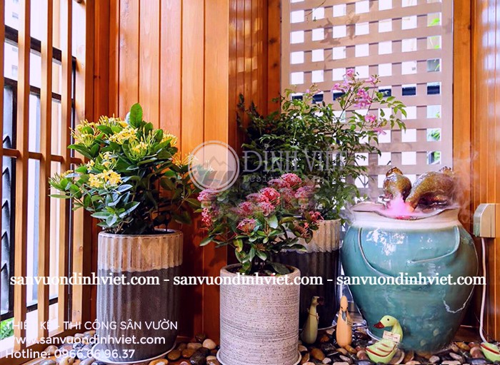 Tiểu cảnh gốm Tiểu cảnh gốm