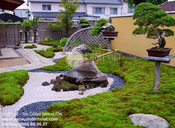Tiểu cảnh sân vườn cho nhà vườn Tiểu cảnh sân vườn cho nhà vườn