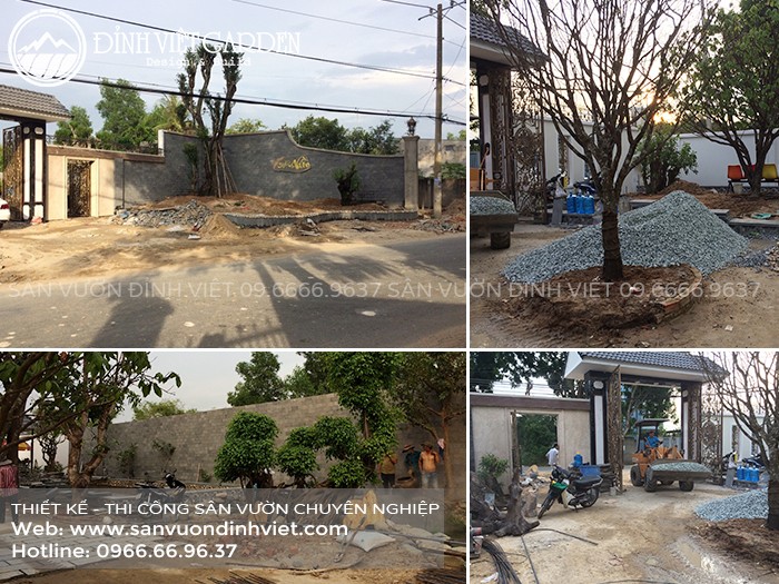 thi công sân vườn nhà biệt thự vườn